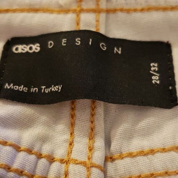 ASOS Raw Edge Low Rise Jeans Sz 28 - Picture 9 of 10